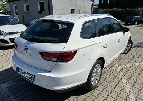 Seat Leon cena 49900 przebieg: 190000, rok produkcji 2015 z Sosnowiec małe 667